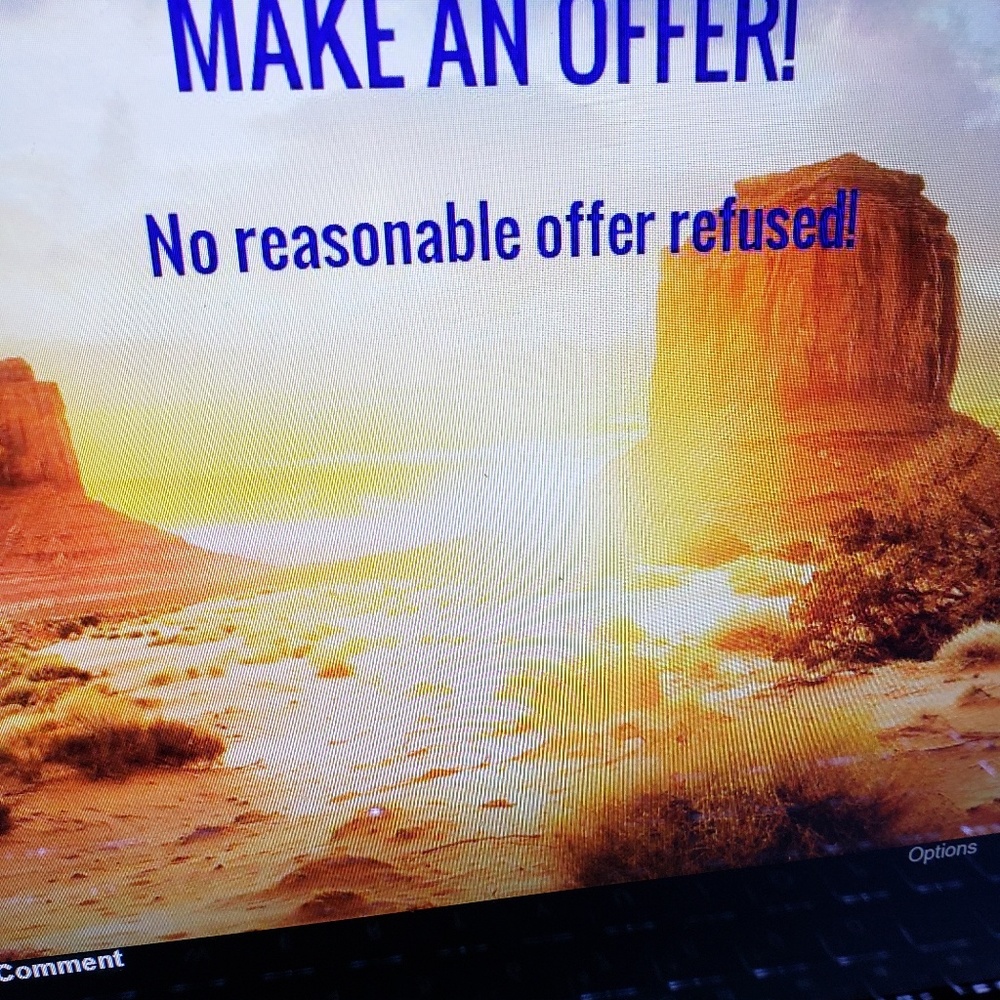 Make an offer on anything!